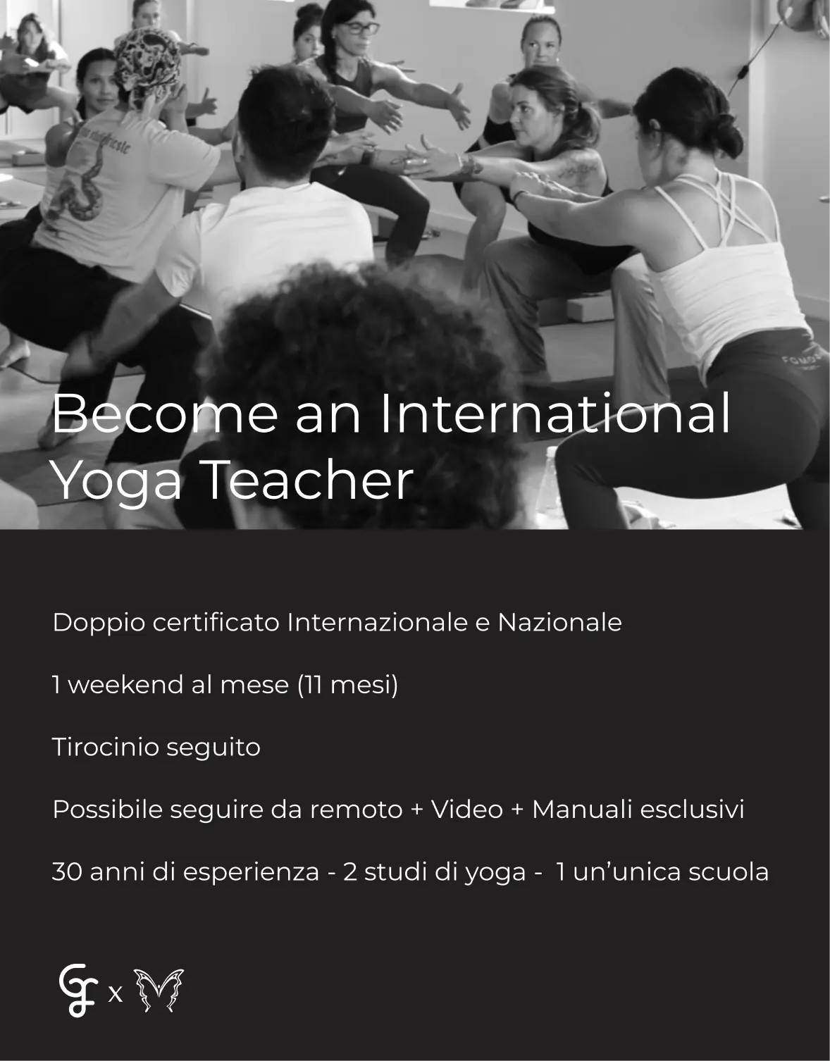 Manifesto — diventa insegnante di yoga certificato a livello internazionale
